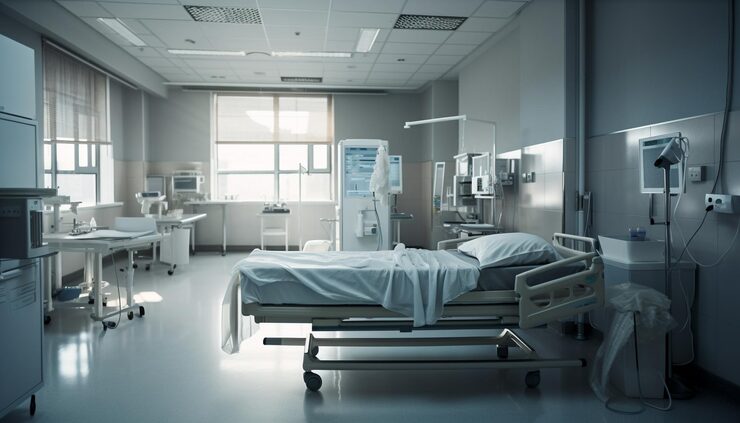 Representative hospital ward