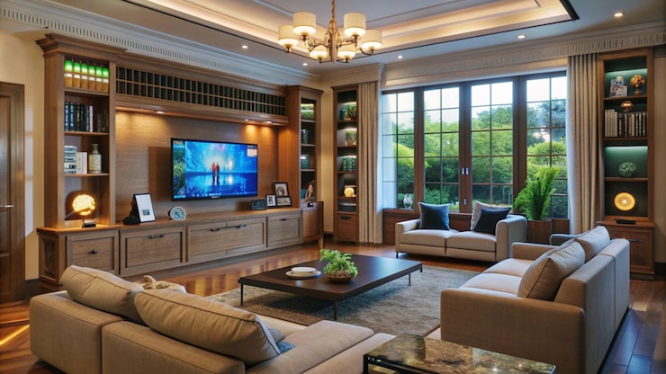 Representative living room interior