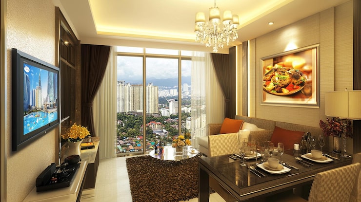 Representative bedroom interior